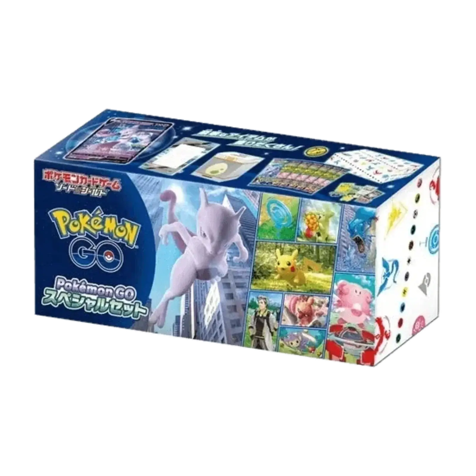 booster box Pokémon GO giapponese con carte e grafica del gioco.