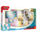 Pokémon 30° anniversario collezione con statuina Mew e carte olografiche in confezione