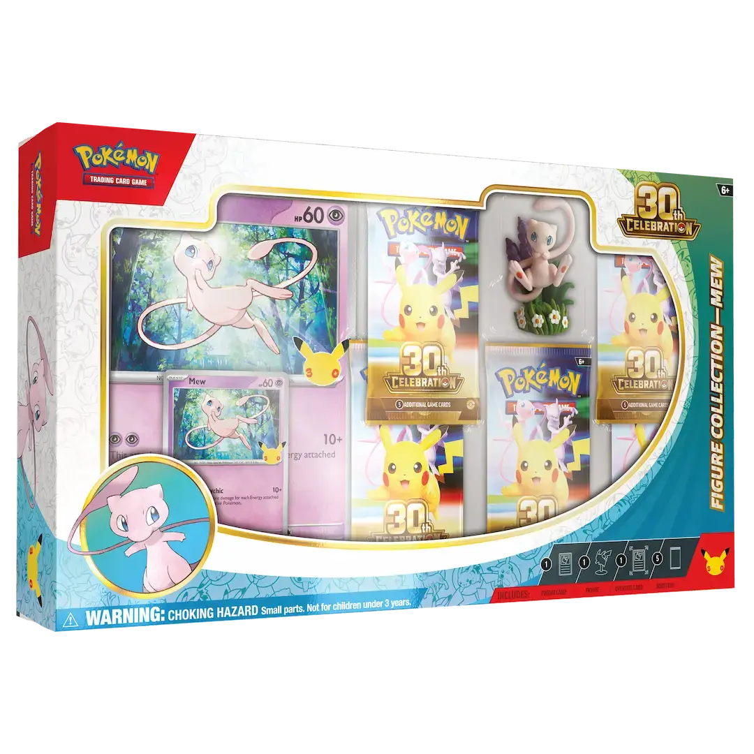Pokémon 30° anniversario - Collezione con statuina Mew