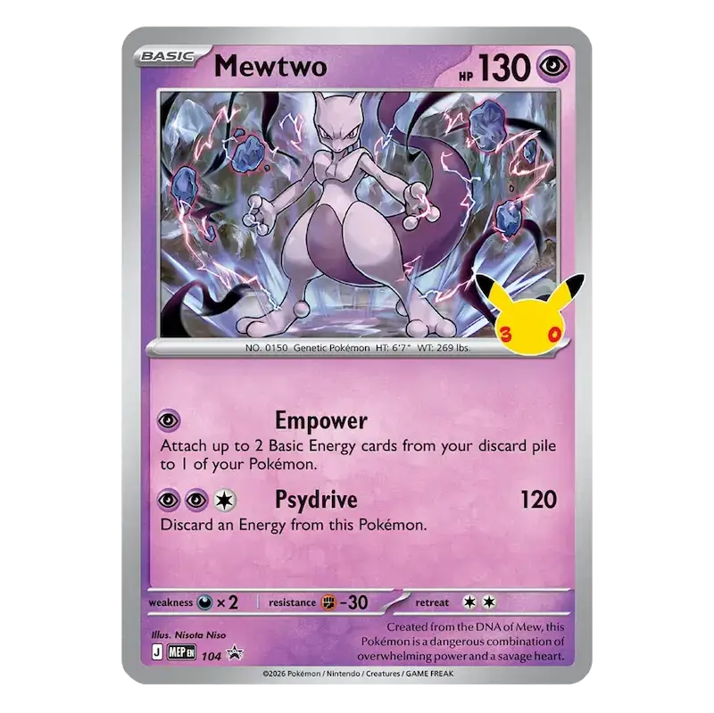 Pokémon 30° anniversario - Collezione con Statuina Mewtwo