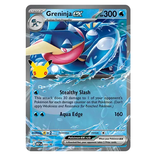 Pokémon 30° anniversario - Collezione Greninja EX