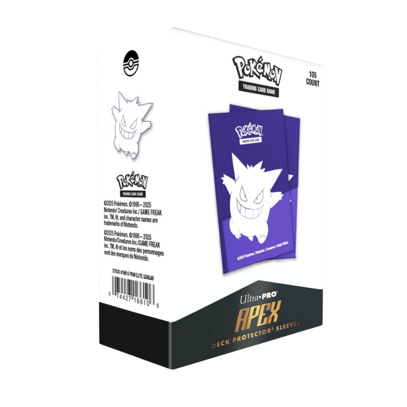 105 APEX Deck Protector Sleeves - Pokémon - Gengar Elite Series - Ultra Pro