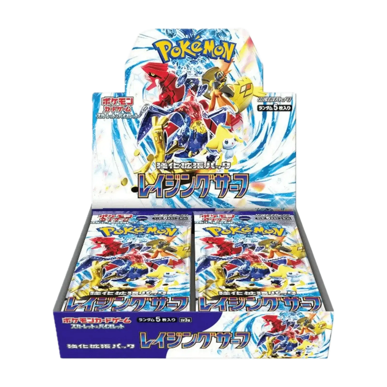 booster box Pokemon Raging Surf giapponese, confezione di carte Pokémon Raging Surf.