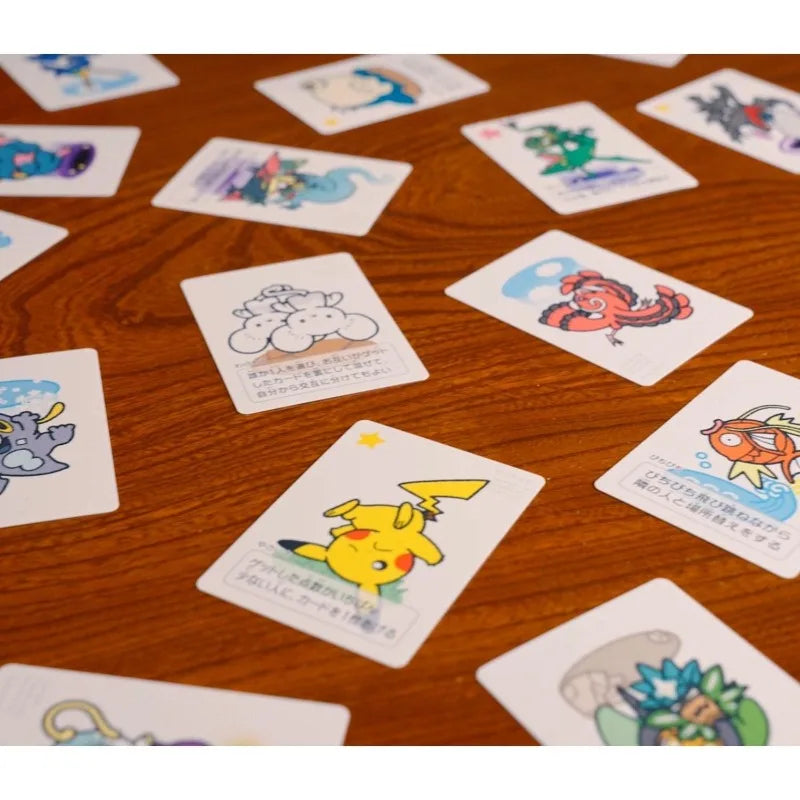 BANDAI Authentic Pok É Mon Tal Tabletop Poker Japanese Version Pikachu Board Game