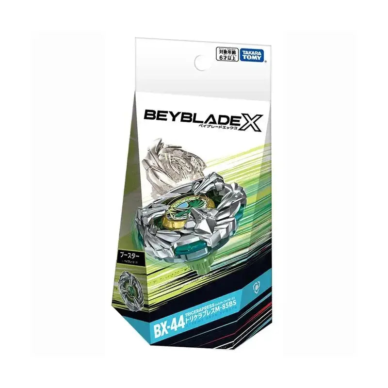 TOMY TAKARA Beyblade X BX - 44 packaging showcasing the spinning top in vibrant design.