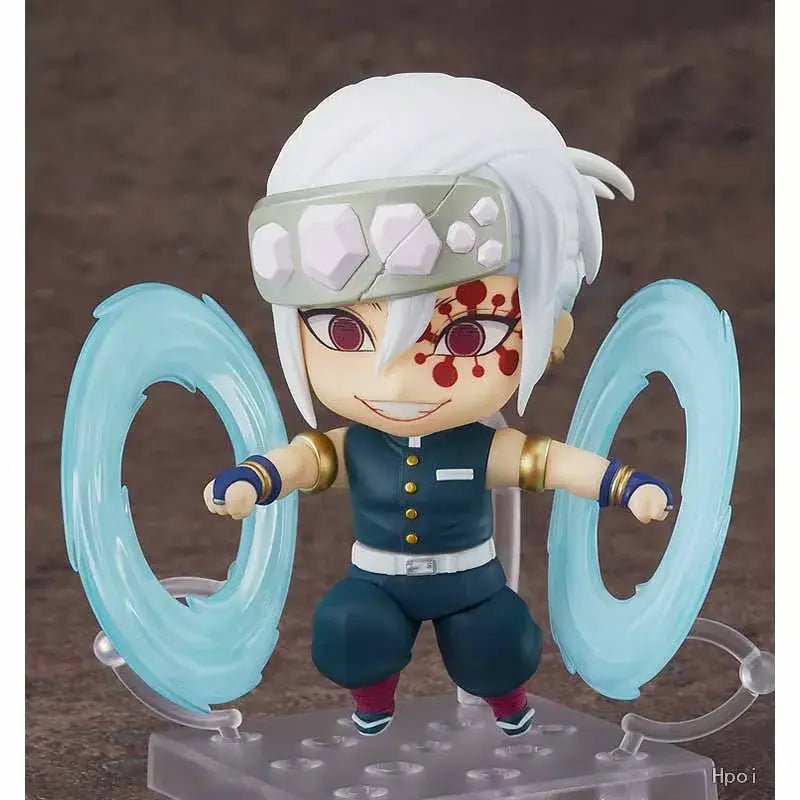 Nendoroid Tengen Uzui 1830 Model Kit featuring a character in dynamic pose with circular energy effects.