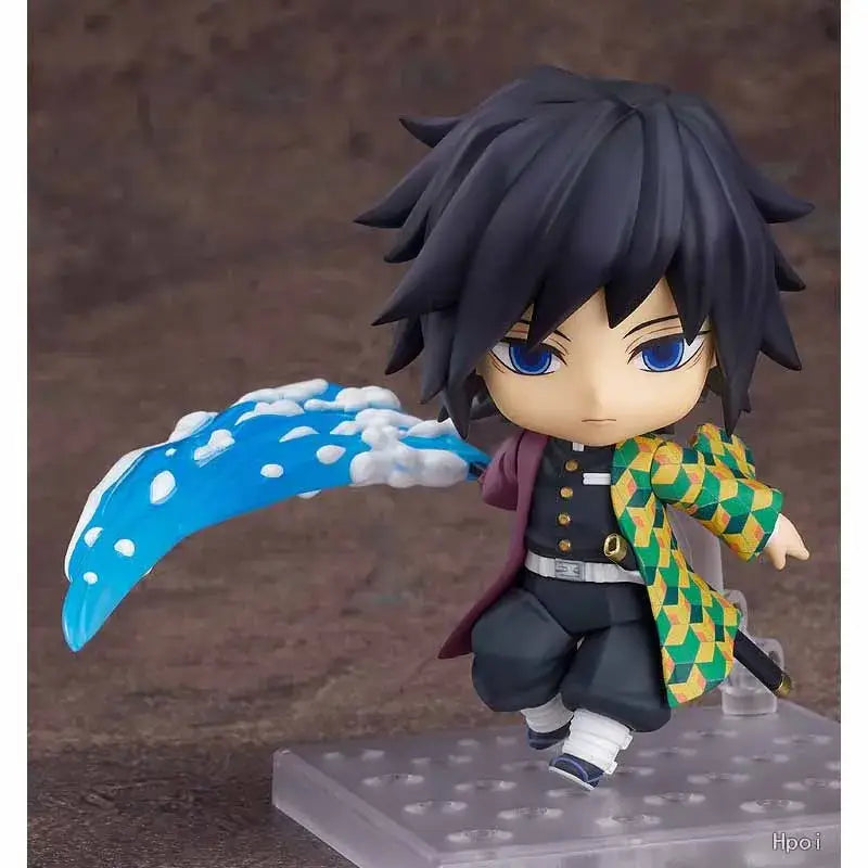 Nendoroid Giyu Tomioka 1408 model kit figure with blue water style effect