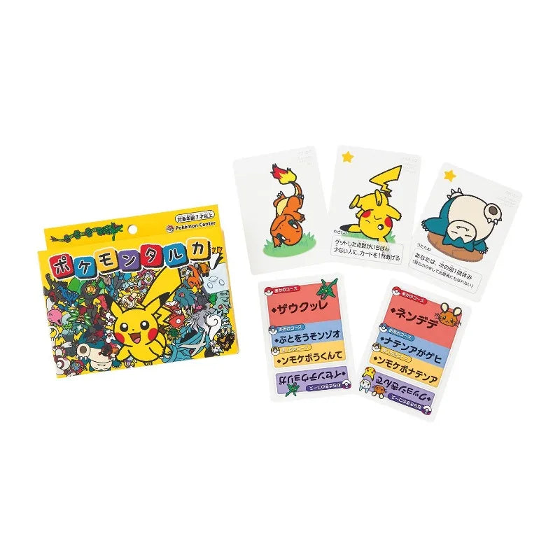 BANDAI Authentic Pok É Mon Tal Tabletop Poker Japanese Version Pikachu Board Game