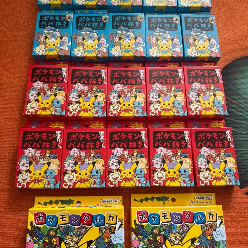 BANDAI Authentic Pok É Mon Tal Tabletop Poker Japanese Version Pikachu Board Game