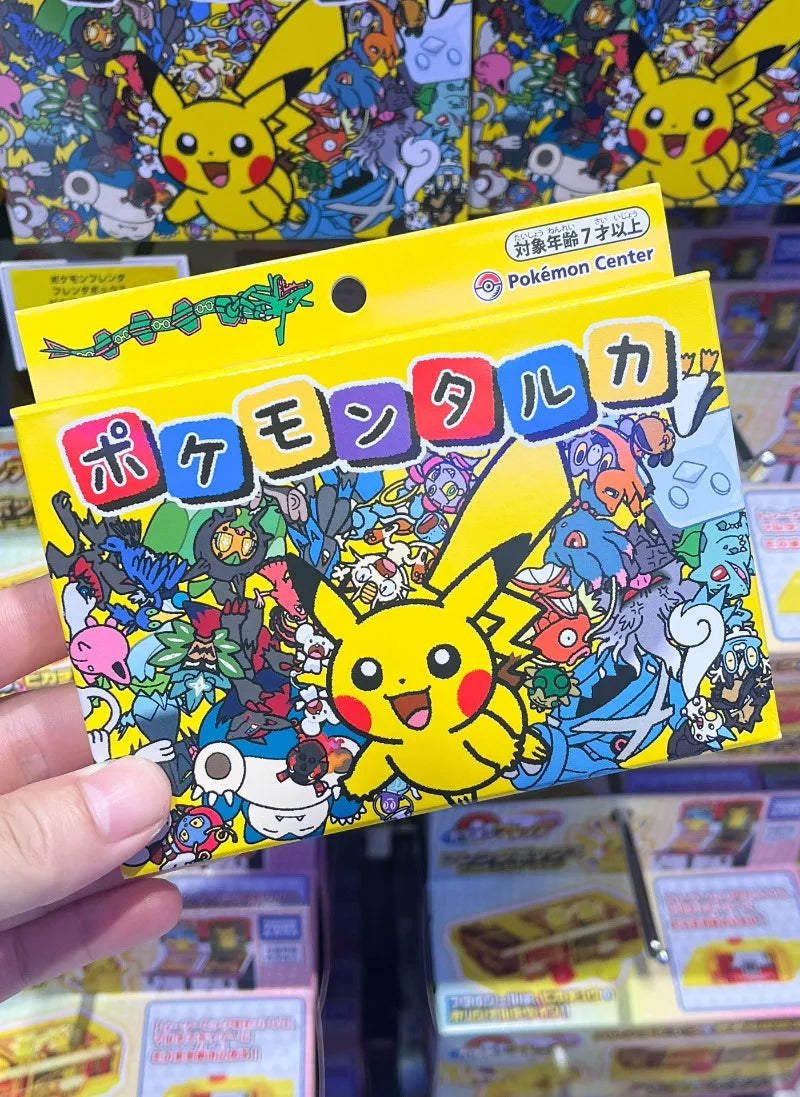 BANDAI Authentic Pok É Mon Tal Tabletop Poker Japanese Version Pikachu Board Game