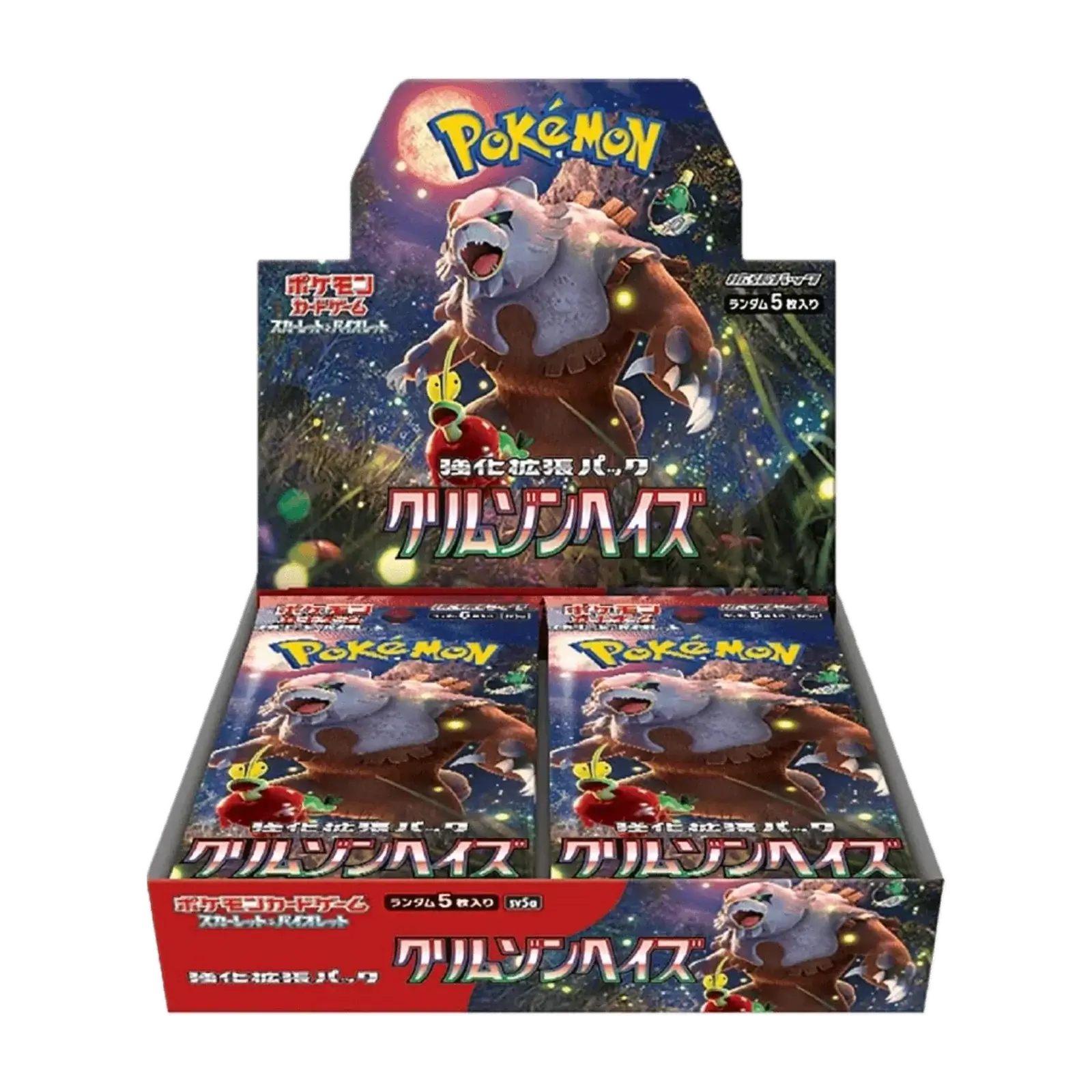 booster box Pokémon Crimson Haze giapponese - confezione di carte Pokémon giapponesi
