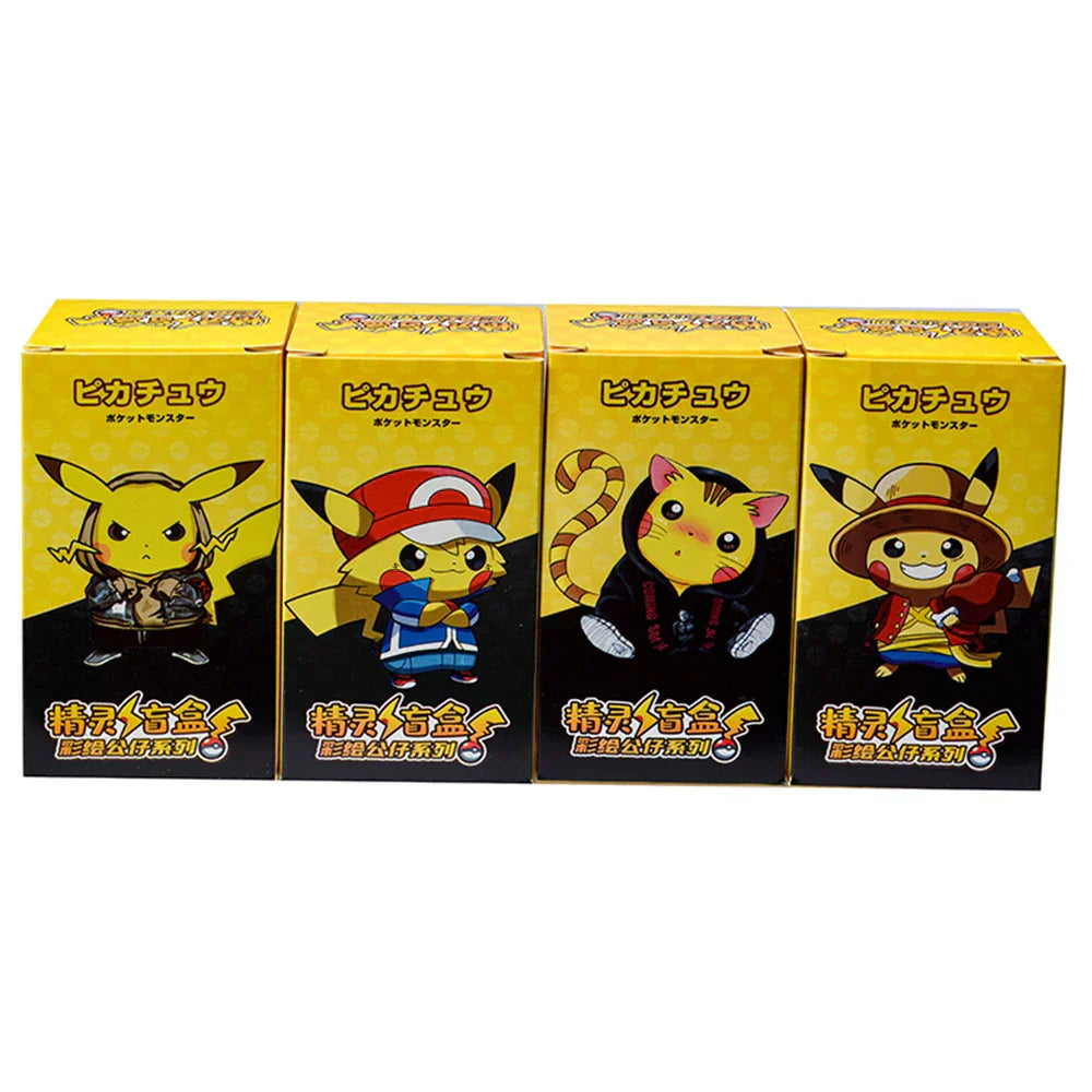 24Pcs/Set Random Pokemon Keychain