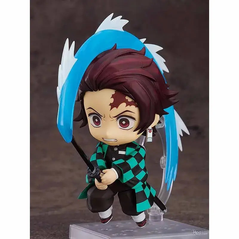 Nendoroid Kamado Tanjirou 1193 model kit featuring detailed figure with katana and dynamic pose