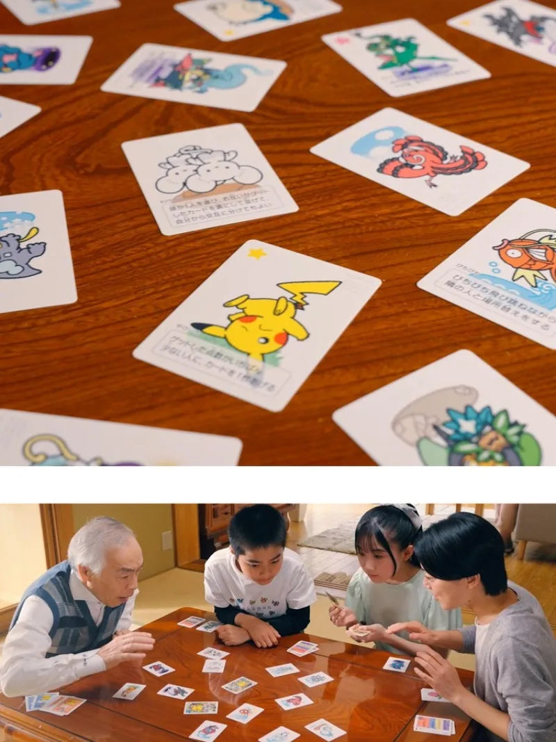 BANDAI Authentic Pok É Mon Tal Tabletop Poker Japanese Version Pikachu Board Game