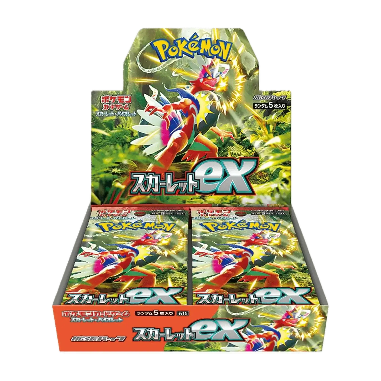 booster box Pokémon Scarlet ex Giapponese - box sigillato del gioco di carte.