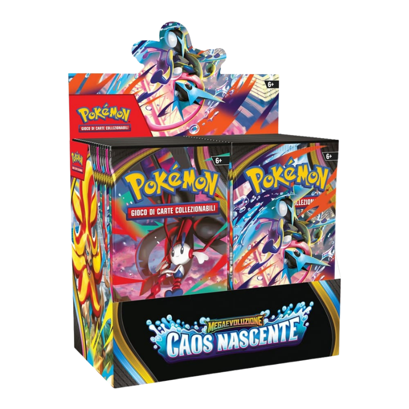 Box Pokémon Mega Evoluzione - Caos Nascente (36 Buste)