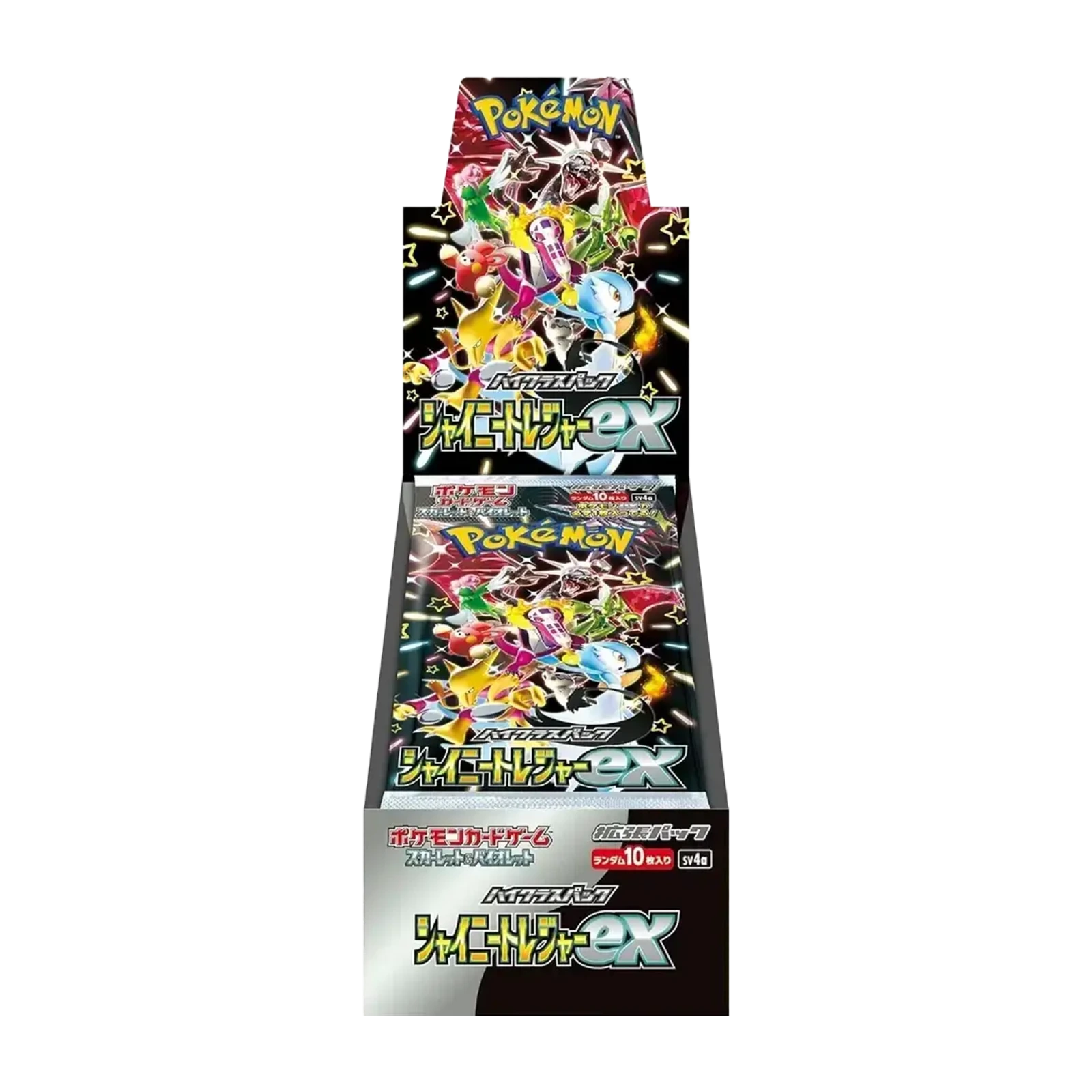 booster box Pokémon Shiny Treasure ex giapponese - confezione sigillata del gioco di carte Pokémon.