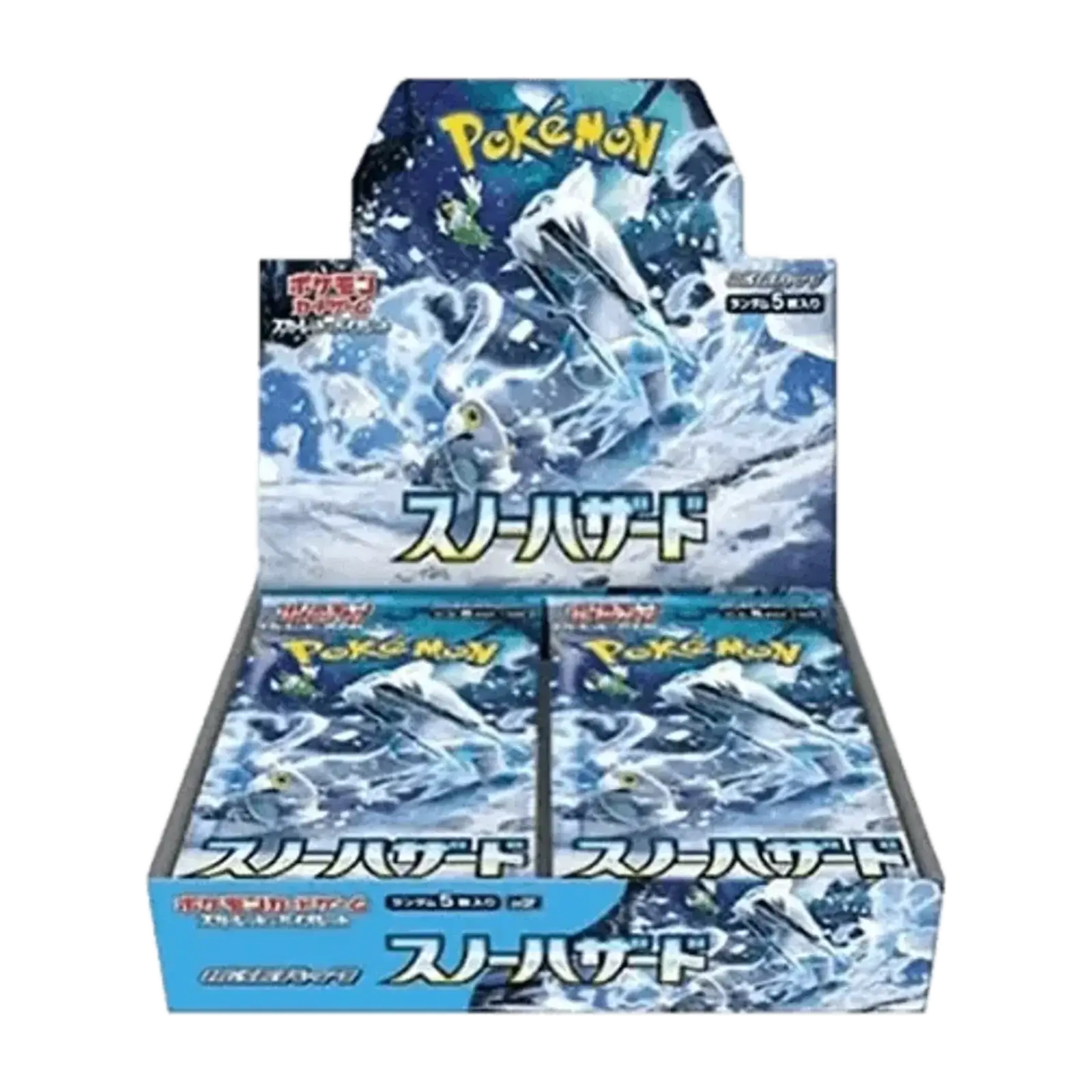 booster box Pokémon Snow Hazard giapponese in esposizione