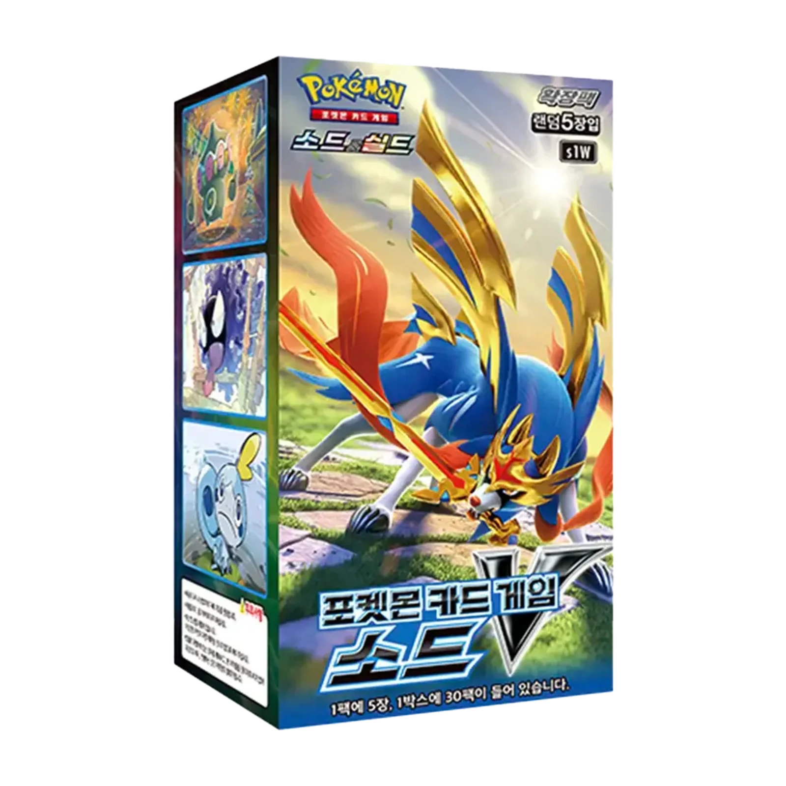 Pokémon Sword V Booster Box Coreano - confezione del gioco di carte
