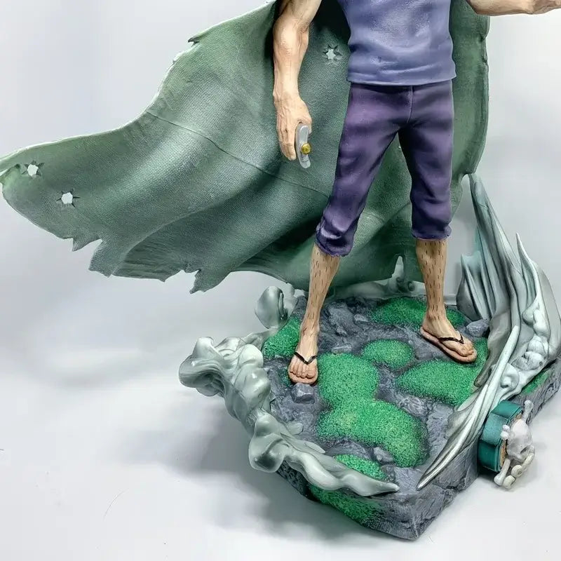 One Piece Silvers Rayleigh collectible figure in detailed statue design for desktop decoration and gift.