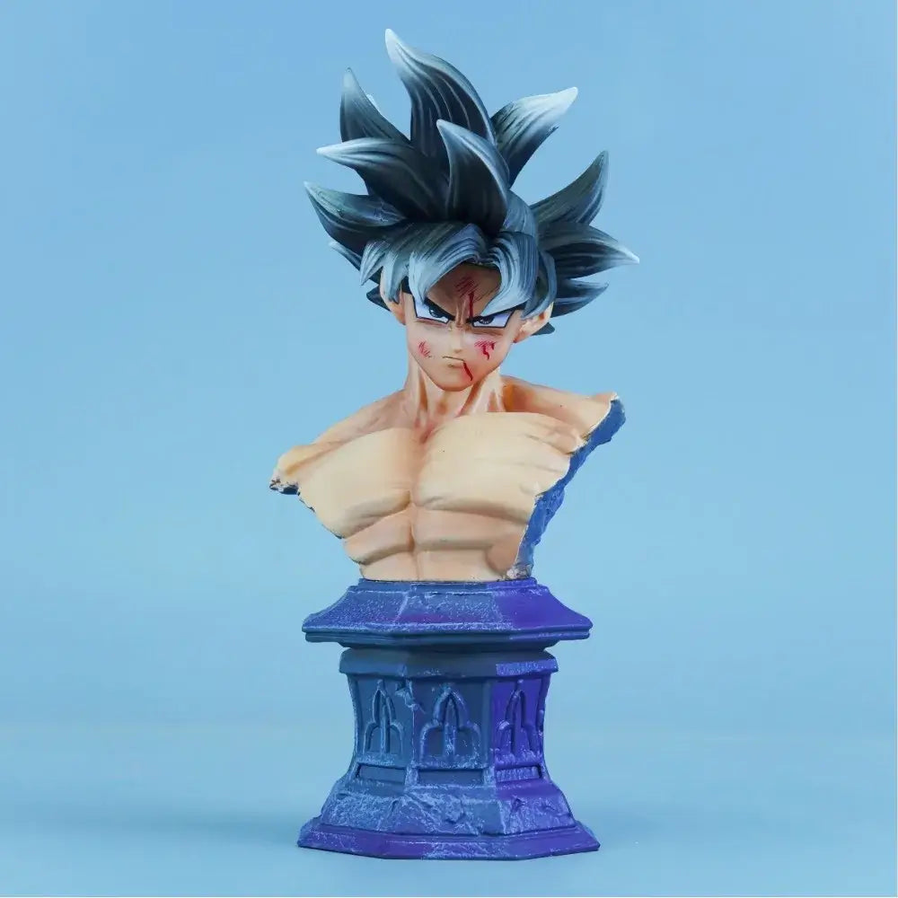 42cm Anime Dragon Ball Ultra Instinct Goku action figure PVC statue for collection and display