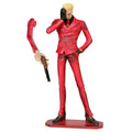 One Piece Doflamingo action figure 30cm in red suit with arm and pistol display.