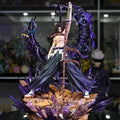 Statua Demon Slayer di Kokushibo e Yoriichi, figura anime dettagliata da 47 cm, in PVC con design accattivante.