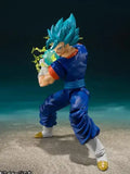 Dragon Ball Vegetto Action Figur collectible action figure posing with energy effect, 15cm in height.