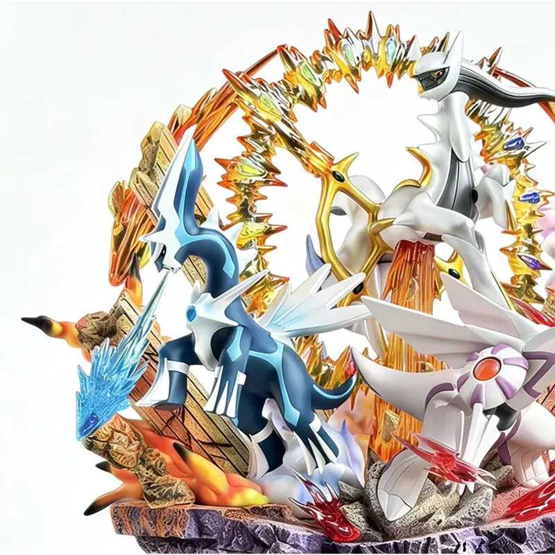 Pokemon Anime Figure Four Legendary featuring stunning details of legendary Pokemon figures.