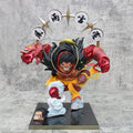 One Piece Anime Figure Tianshi Luffy 30cm action figure with intricate details and vibrant colors on display.