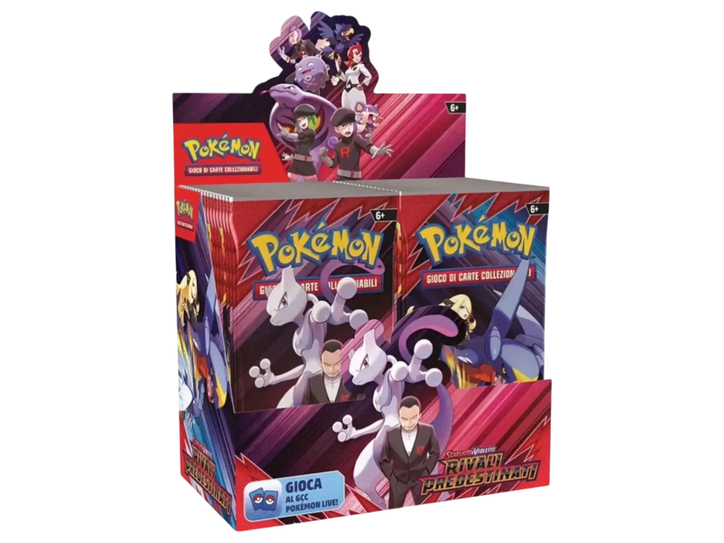 Box 36 buste Pokémon Rivali Predestinati italiano sigillato