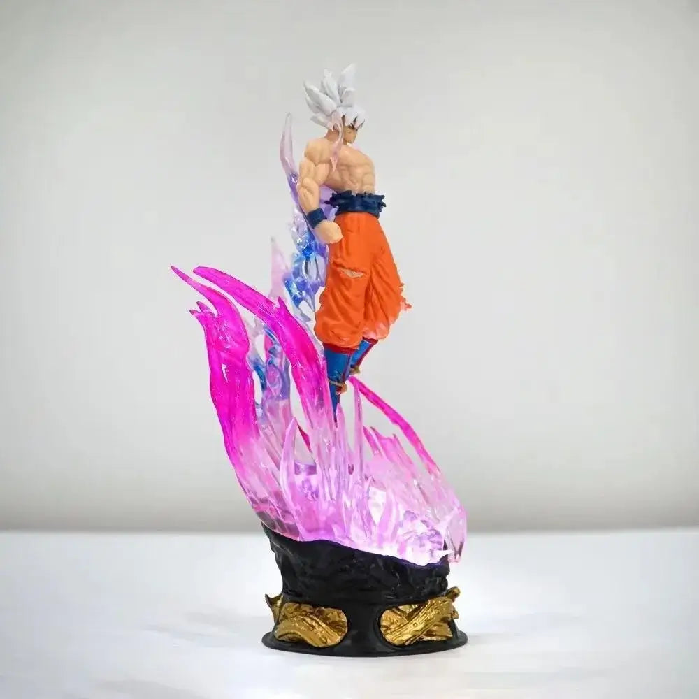 Dragon Ball Z Goku Ultra Instinct figure, 24cm PVC statue of Son Goku, perfect for collectors and fans.