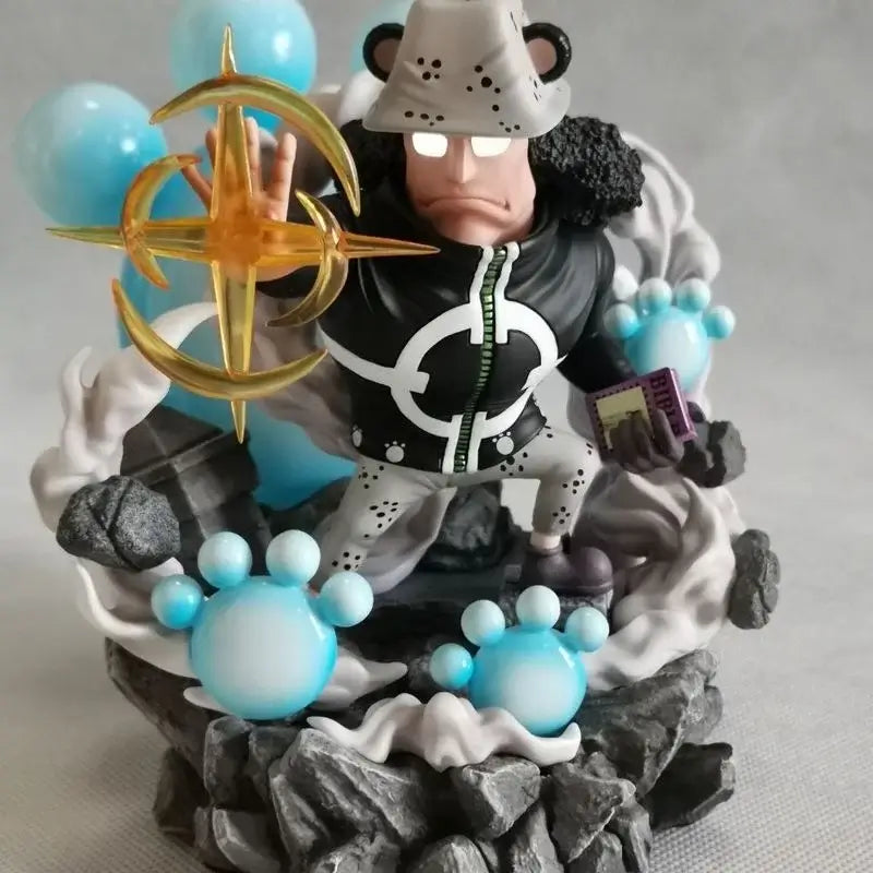 Figura Bartholemew Kuma PVC da 13cm, decorazione da scrivania, regalo per compleanni e giocattolo per bambini.