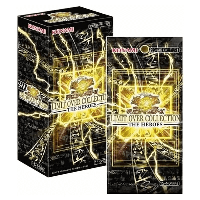 Box Yu-Gi-Oh! Limit Over The Heroes giapponese, confezione sigillata Konami.