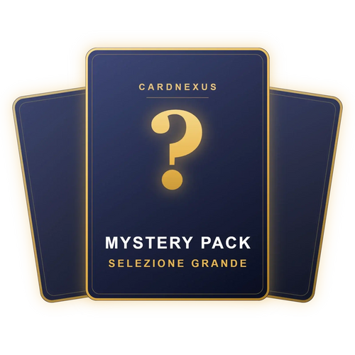 mystery pack TCG giapponese - carta con punto interrogativo e testo