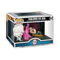 Funko POP Demon Slayer - Tanjiro vs. Rui Figure in dynamic pose, showcasing high-quality vinyl detail.