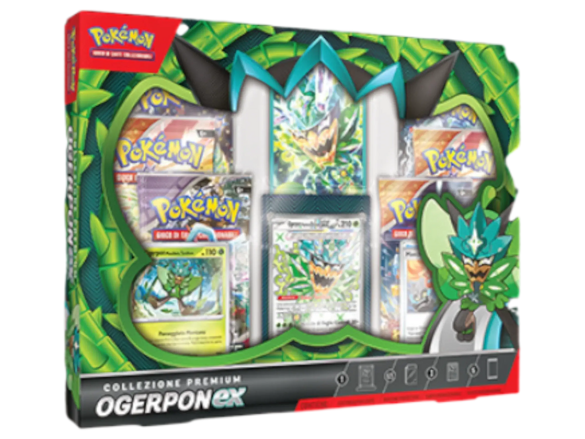 collezione premium pokémon ogerpon ex italiano sigillata