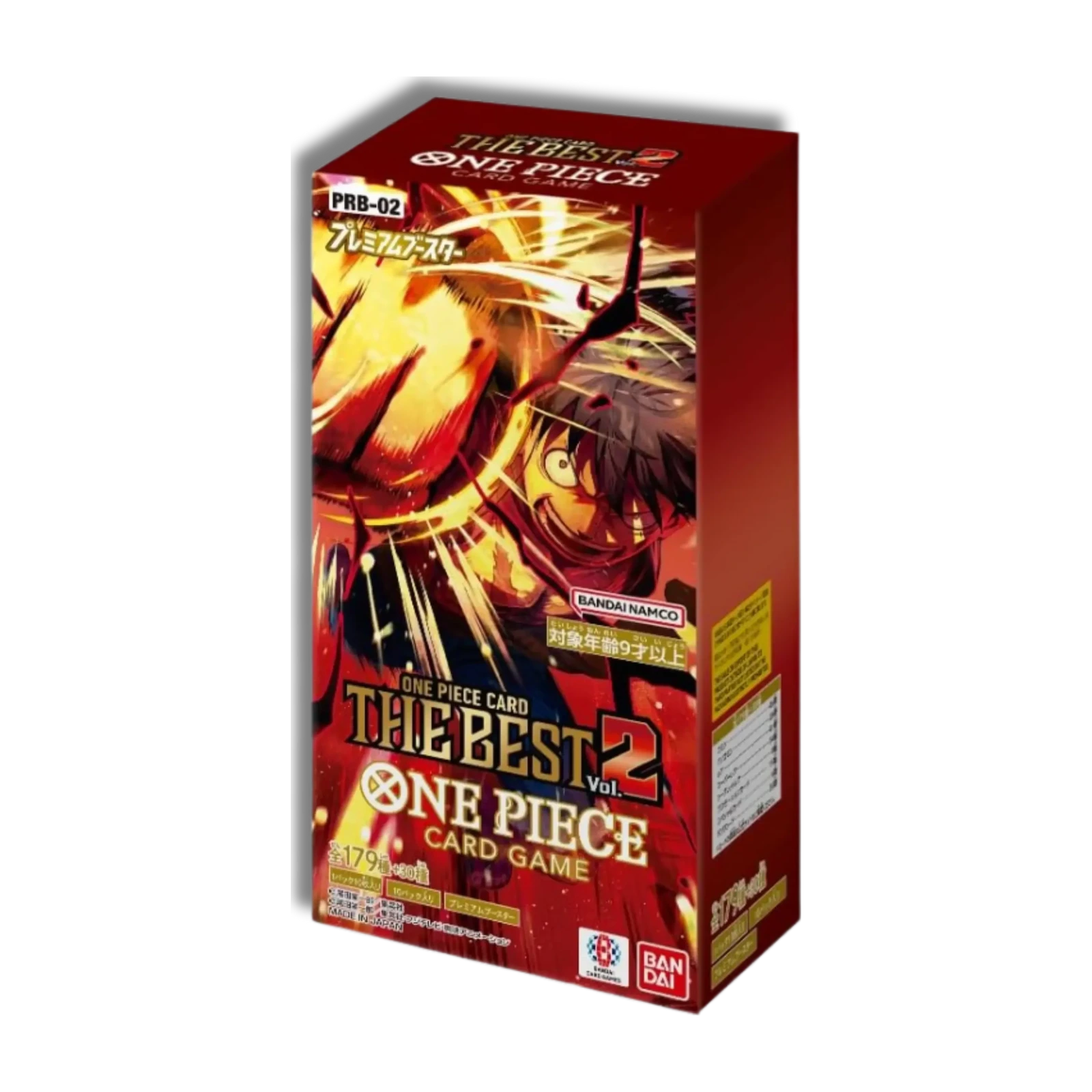 premium booster One Piece Card Game Giapponese confezione del set The Best Vol. 2 PRB-02