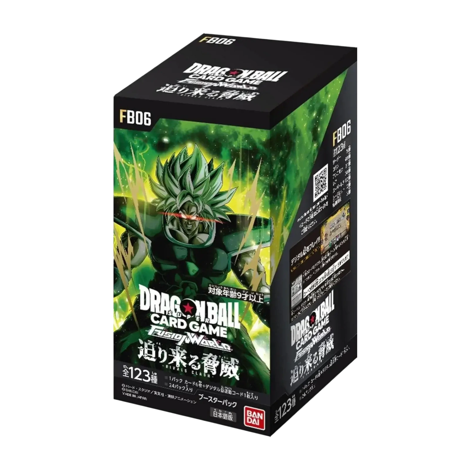Dragon Ball Fusion World FB06 Booster Box Giapponese, confezione sigillata con design accattivante.